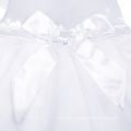 Jupe pour animaux de compagnie princesse tricotée en tissu tacheté blanc élégant